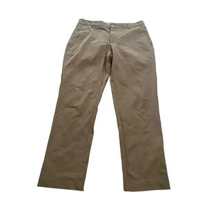 VRST Beige/tan Flat Front Slash Pockets Straight Leg Pants Size 34X30